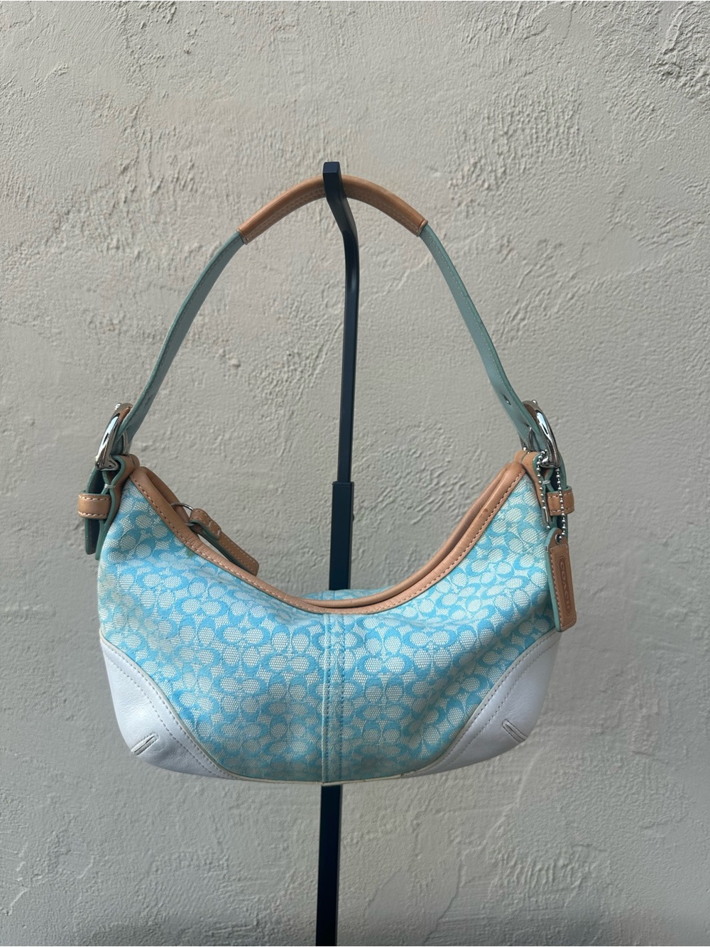 🪼Y2K Coach Soho Mini Signature Hobo Shoulder Bag 6351 🪼